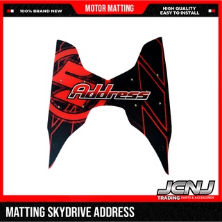 JCNJ Motorcycle Floor Matting Suzuki Skydrive Address (4 Variant)