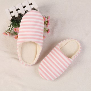 Hot Five Colors Striped Indoor Soft Bottom Slippers Slippers (1)