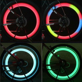 Safety Bright Bike Cycling Car Wheel Tire Tyre LED Spoke Light Lamp (2)