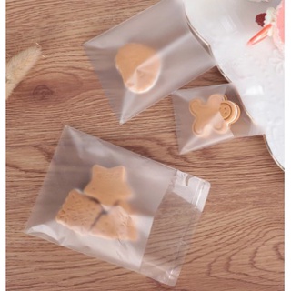 100pcs Transparent Cookie Candy Gift Packaging Bags Self Adhesive Resealable Pouch