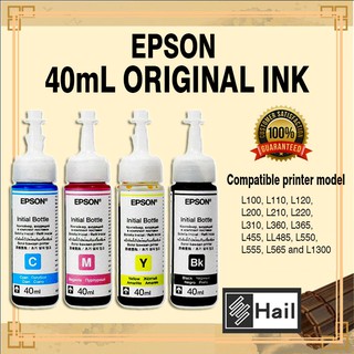 1 Set CMYK original Epson ink (40ml)