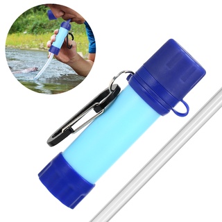 TOMSHOO Outdoor Water Filter Straw Water Filtration System Water Purifier for Emergency Preparedness