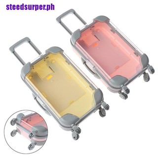 『Surper』Mini plastic suitcase luggage for doll plastic travel suitcas kids toys