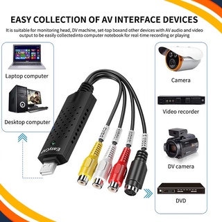 DVR TV DVR VHS USB 2.0 EasyCap Capture 4 Channel Video Adapter Cable (2)