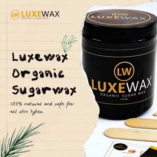 [ COD ] Luxewax Organic Wax (Organic Sugar Wax) 250ML (Open for Resellers Nationwide)