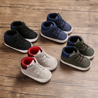 Sneakers Baby Boys Anti Slip Shoes Kids Soft Soles Boots (1)