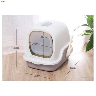 ∈♦☁Cat Litter Box with Scooper fat cat heavy duty Large with scoop