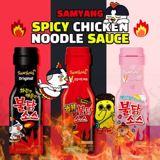 SAMYANG Korean Food Hot Spicy Chicken Noodle Sauce 200g - 3types (1)