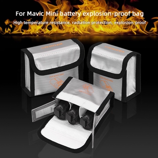 <littlebeare> Portable Battery Explosion-proof Bags Fireproof Storage Pouch for DJI Mavic Mini (2)