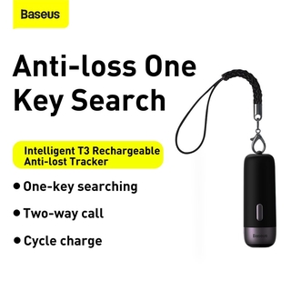 Baseus T3 Intelligent Rechargeable Anti-lost Tracker Wireless Smart Tracker Key Finder Child Bag Wallet Finder Alarm Tag