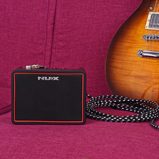 ☞ NUX Mighty Lite BT Mini Desktop Electric Guitar Amplifier 3W Amp 3 Channels Built-in Delay Reverb Effects 9 Drum Patterns Metronome Tape Tempo