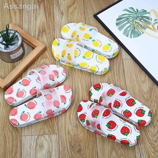 ■❃◆LUXX Fruit cute strawberry new soft bottom non-slip outer wear Slippers