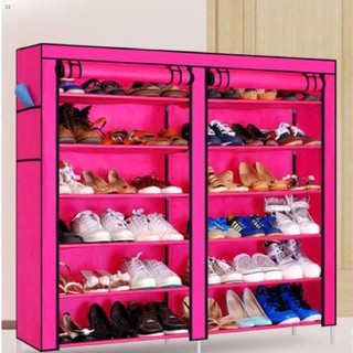 Preferred✤◙6 Layer Shoe Rack Shoe Cabinet High QualityDouble Capacity COD