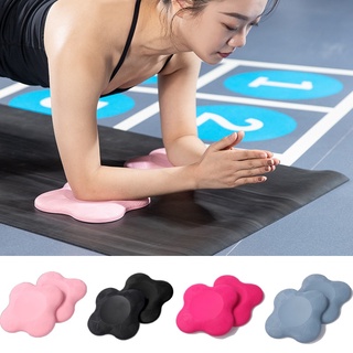 1x Plank Workout Round Knee Pad, TPE Fitness Push-up Yoga Elbows Protective Mat, 6mm