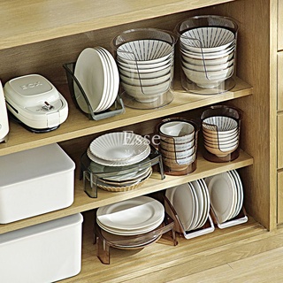 Esse Manila Nordic Minimalist Acrylic Kitchen Dinnerware Plate & Bowl Display Storage Organizer (1)