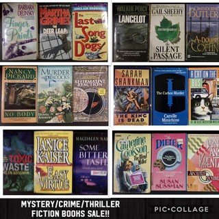 MARKDOWN SALE Mystery Murder Crime Thriller Action Fiction Novels Books Robin Cook Rick Riordan