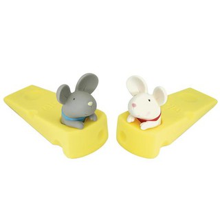 Cartoon door stop silicone rubber mouse door stopper child safety anti-pinch door touch