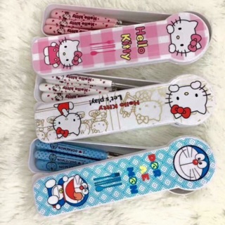 hello kitty/Doraemon spoon set