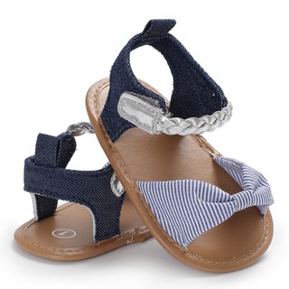 [SKIC] Summer Infant Newborn Baby Girl Prewalker Flip-flop Sandals Soft Shoes Anti-slip