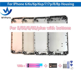 Housing Door Back Cover for IPhone 6 6Plus 6S 6S Plus 7 7Plus 8 X XS XSMAX