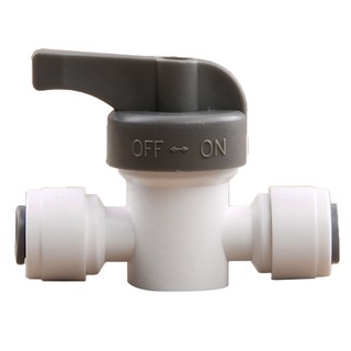 Inline Tap 1/4" Ball Valve Quick Connect Switch for Water Purifier