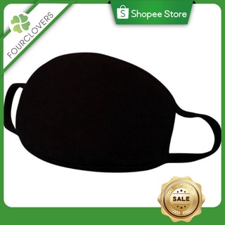 (fourclovers)Plain Black face mouth mask/Dust mask