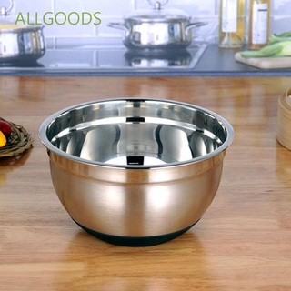 ✘◑◎ALLGOODS Flour Basin Stainless Steel 18cm Mixing Bowl