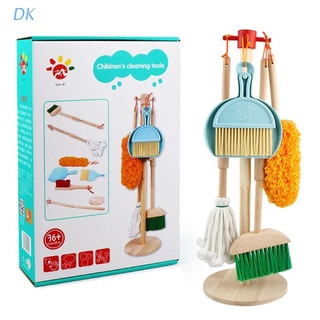DK Pack of Realistic Housekeeping Toy Educational Cleaning Toy Kitchen Set for Kids