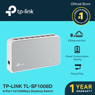 TP-LINK TL-SF1008D 8-Port 10/100Mbps Desktop Switch