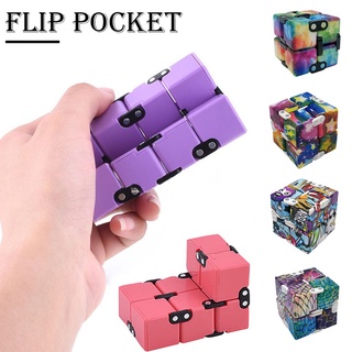 New ABS Infinity Fidget Cube Stress Relief Fidget Rubik's Cube EDC Toy Anxiety Relief Fidget Toys Kids Adults Decompression Toys