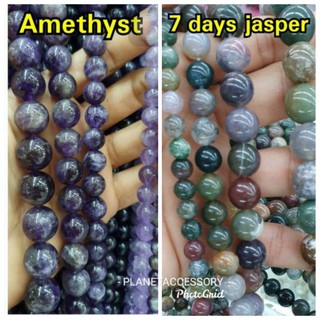 amethyst semi precious/ 7 days Jasper