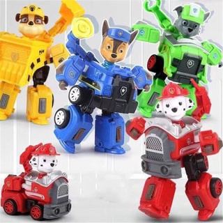 toy car❇4 Styles Paw-Patrol Transformer Robot Car(\ Educational