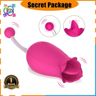 【1 month warranty】Licking Tongue Clit Vibrator for women Vagina Masturbator Sex Toys for Female