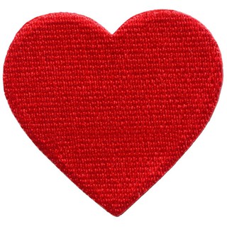 Red Love Heart Embroidery Sew Patch Badge Bag Applique Craft