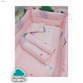 ✢❧Baby Comforter with cotton fabric bumper 22*36(girl)