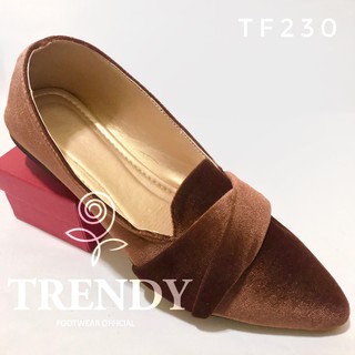 TF230 Trendy Footwear Velvet Pointed Toe Doll Shoes