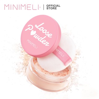 MINIMELI Oil-Contorl Loose Powder Natural Smooth Face Setting Powder Makeup With Puff