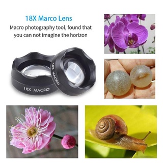 Photography Mobile Phone APEXEL Macro Lens Clip on HD 18X Macro Lens