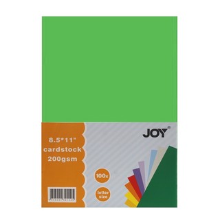 Joy Cardstock 100 sheets Assorted Colors 200gsm 8.5x11 Letter Size School Supplies Focus Carsstock