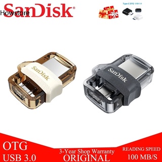 Trend ☿ SanDisk Ultra 128GB Dual Drive OTG USB Flash Drive USB m3.0 CLEAR 32GB 64GB 128GB 256GB