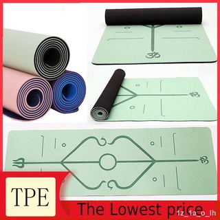 ❖▦❀x1208 (Quality Assurance)Non Slip Yoga Mat Certified TPE Eco Friendly Lightweight Pilates Exercis