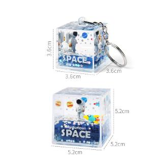 <24h delivery> W&G Creative decompression space astronaut quicksand decoration keychain ornaments (7)