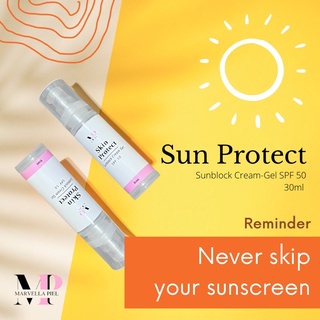Sun Protect SPF 50 30ml Sunblock Cream-Gel in Airless Pump
