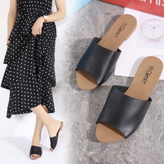 Korean New Fashion Flat Sandal for Women with box