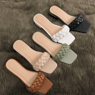 skincear[wholesale](Sulit Deals!)✲Kimi Vinia 1 inch Low Heels Braided Strap Sandals