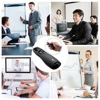 【spot good】▲logitech R400 USB Wireless Presenter Red Laser Pointer PPT Remote Control Pointer pen fo