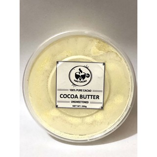 HAO CACAO Vegan 100% Pure Unrefined Cocoa Butter Food Grade (250g)
