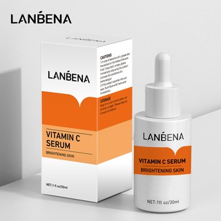 LANBENA Vitamin C Serum Brightening Skin Rejuvenating Whitening Fade Dark Spot Smooth Fine Lines