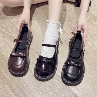 Classic Fashion Lolita/JK Black Thick bottom SHoes Casual Students Wild Style Mary Janes (5)