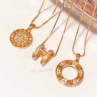 【YH】18k rose gold plated fashion pendant necklace（Free box） (1)